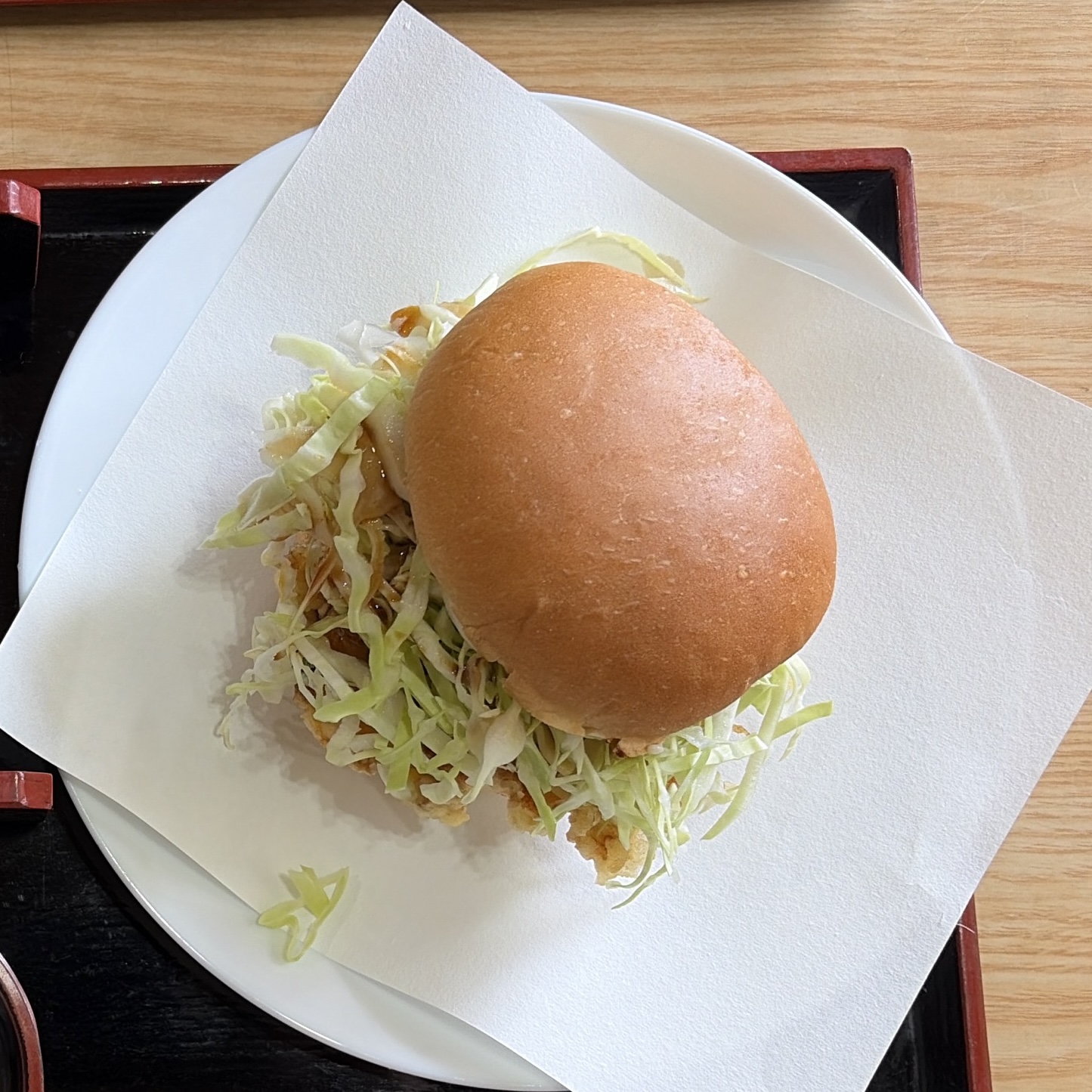 てん八の のぎのひまわりバーガー